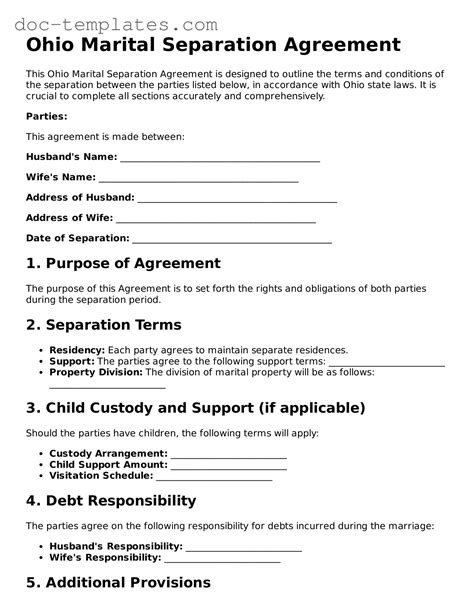 Free legal separation forms ohio.  The Ohio Marital Separation Agreement form ...