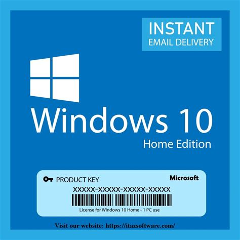 Free license MS windows 10 for free key
