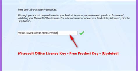 Free license key MS Excel 2009 full version
