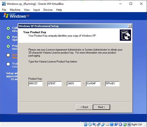 Free license key MS operation system win XP official
