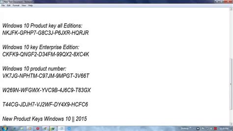 Free license key MS operation system windows 10 new