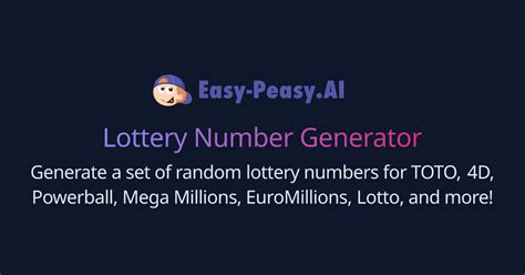 Free lottery number generator for today florida.  Generate multiple set...