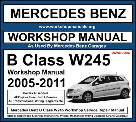 Free manual mercedes b class workshop service and repair manual. - Quest a guide for creating your own visionquest.