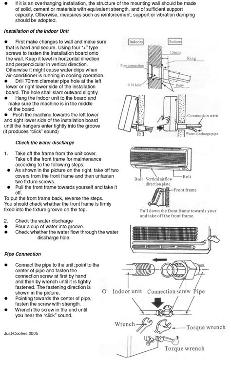 Free manual used for the installations of air coditioning. - Toshiba 24af44 color tv service manual.