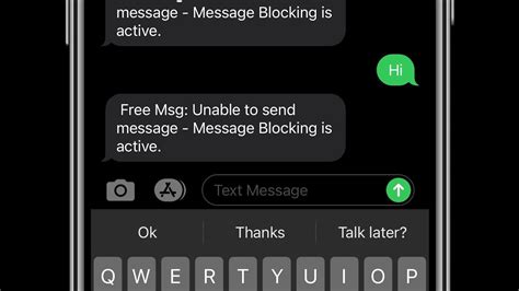 Free message message blocking active. Free Msg: unable to send message - message blocking is active. I just upgraded my iPhone from a rather ancient SE to an iPhone 13 mini. I tried to text a friend on my new phone today and got the errror "Free Msg: unable to send message - message blocking is active". I could text her fine on my old phone only a couple of days ago but … 