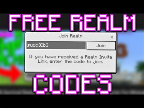 Free minecraft realms code. Get 3-Month access to Minecraft Realms Plus. Share world, build with friends, and play across all of your devices with your own personal server. Xbox Game Pass Ultimate Members Perk . 3-Months Minecraft Realms Plus Membership [minecraft.net] FREE via Unique Code Redemption. Must be claimed by October 5, 2023; Redeem offer by October 12, 2023 