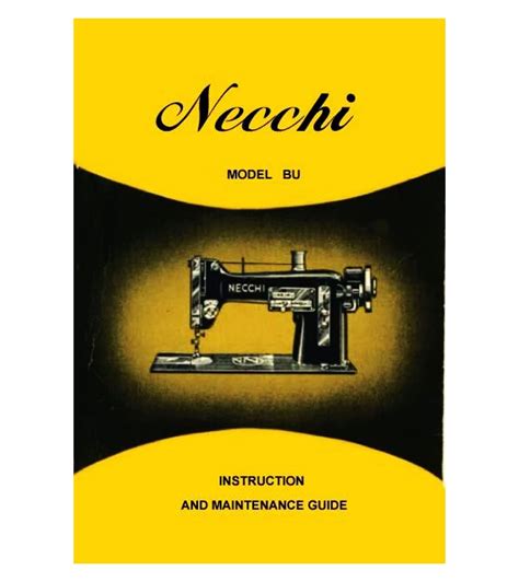 Free necchi sewing machine manual download. - Soluzioni manuali fondamentali di componenti elettrici.