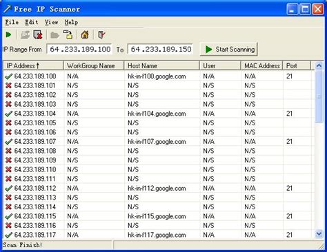Free network scanner. 1] Vistumbler. Vistumbler is a free open source WiFi Network Scanner tool that does a tremendous job of scanning entire wireless networks within the range of WiFi routers. Vistumbler has a size ... 