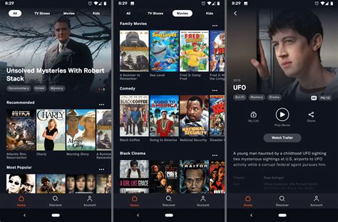 Less and Short Ads. 1000+ Free Movies. Free Registration. Download Vudu. 5. Tea TV | HD Movie App. TeaTV is an Android app that allows you to watch, stream, and download Movies and TV shows for free. Developed with utmost care at the user interface, the app has a very intuitive design that will appeal to the users.. 