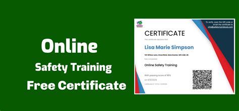 Free online safety certification programs