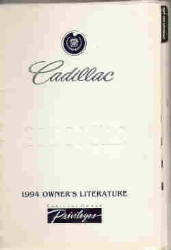 Free owners manual for 94 cadillac concours. - 1991 johnson 150 hp service manual.