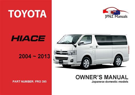 Free owners manual for toyota hiace 1kz 1995. - Chem 101 lab manual pierce college.