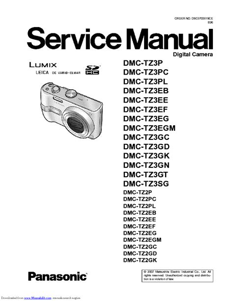 Free panasonic dmc tz3 repair guide. - Million dollar baby crib instruction manual.