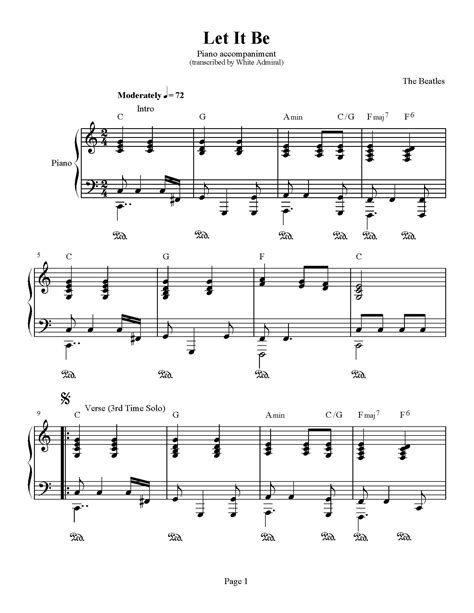 Free piano sheet music for piano. Free Piano Sheet Music. Here you find a free selection of the greatest piano pieces for any pianist, teacher or student by top composer such as Bach, Beethoven, … 