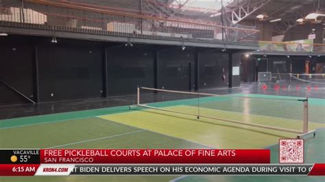Free pickleball courts opening soon at Palace of Fine Arts