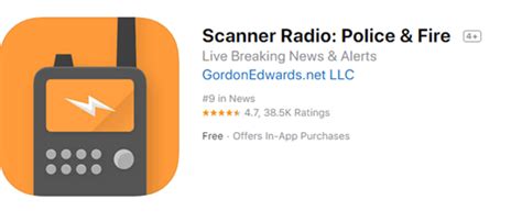 Free police scanner app. net LLC on the App Store.  Listen to police and...