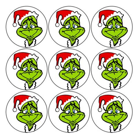 Free printable grinch cupcake toppers. Dec 16, 2013 · Green, red, white and yellow candy melts. Piping bags fitted with small round tip (Wilton #2) First, fill a piping bag with melted chocolate chips or black candy melts. Pipe the Grinch outline on the wax paper. Next, use red candy melts to fill in the santa hat and pupils. Continue to fill in the green, white and yellow parts. 