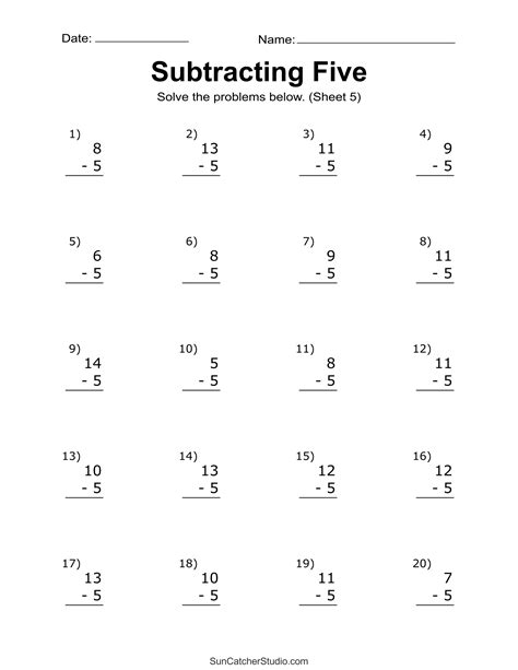 Free printable math worksheets.  Topics include free worksheets for addition, subtraction, ...