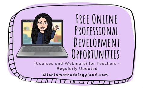 Free professional development webinars for teachers.  WebJunction offers free, on-...