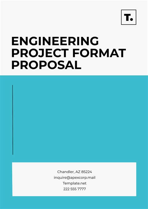 Free project proposal template. .  16:9 Engineering Project Proposal What i...