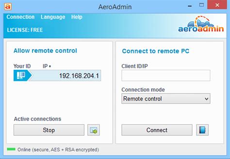 Free remote connection software. Remote control software for personal use. Completely free for personal use, TeamViewer Remote is the ideal remote control software solution for connecting to the devices of friends and family, and quickly troubleshooting their technical difficulties. Use TeamViewer Remote to access documents and files left at home, and applications you only ... 