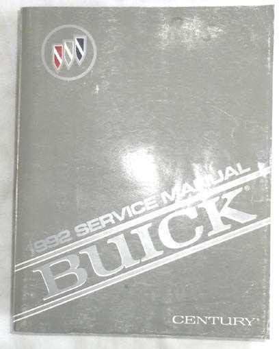Free repair manual for 1992 buick century. - Cdc epidemiology student guide answers oswego.