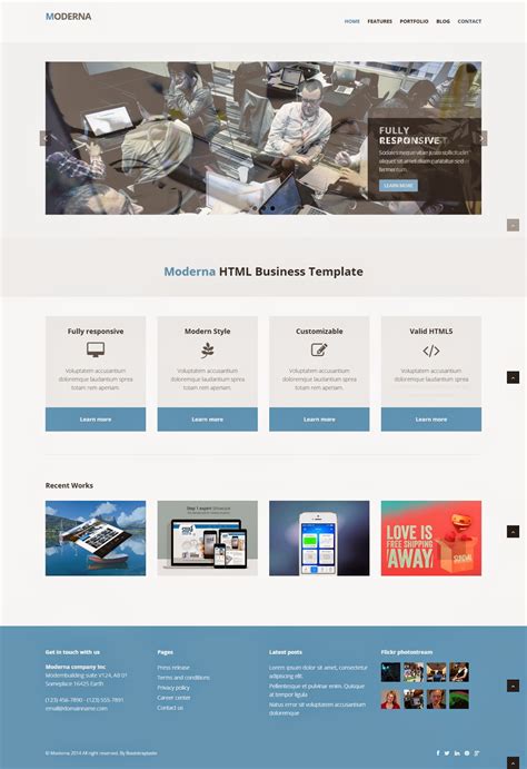 Free responsive html templates 2018 scriptssingl