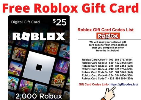 Free robux gift cards codes.  These codes may be distributed through off...