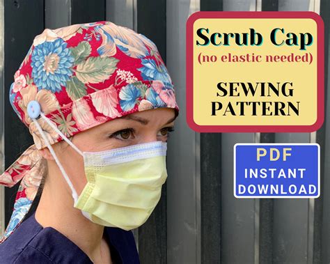 Free scrub hat sewing patterns. If you would like to read the instructions and get the free patterns here is the link to my blog article Sewing tutorial on how to sew a scrub hat plus 2 fre... 