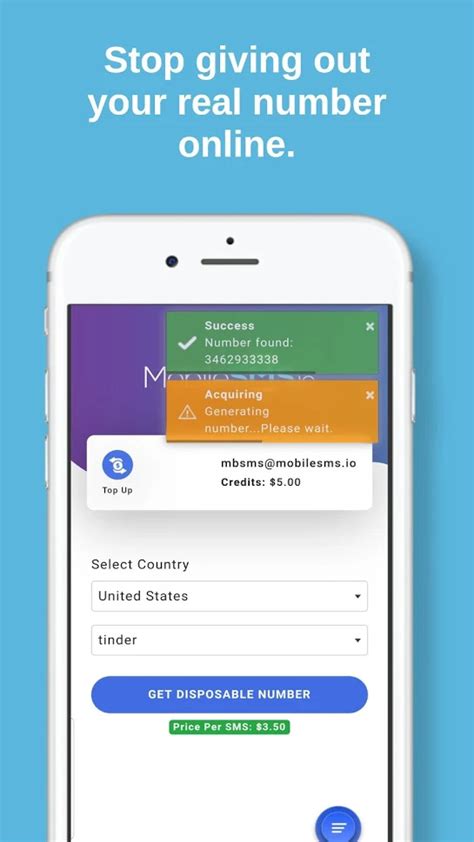 Free sms russia.  Provide you Disposable mobile number for verification.  Also...
