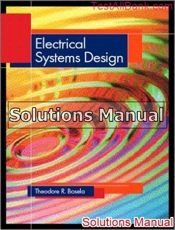 Free solution manual electrical systems design theodore r bosela. - Accounting policies and procedures manual example.