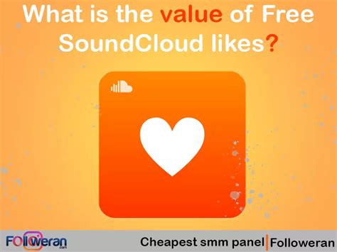 Free soundcloud likes. You can request for Free SoundCloud Followers on Followdeh by receiving Free Credit every 30 minutes. To do that, you should follow our instructions carefully. You need to Register/Login to your account to have access to this feature. Current … 