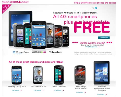 Free t mobile phone. Break free from your 3-year contract with AT&T when you switch to a Go5G Next or Go5G Plus plan today. We’ll reimburse your remaining device balance and early termination fees, up to $650 per line, for up to two lines, via virtual prepaid Mastercard ®. Plus, switch today and get a new 5G device ON US: up to $830 when you trade in an eligible ... 