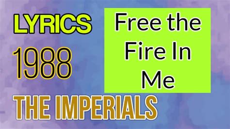 Free the Fire by The Imperials - YouTube