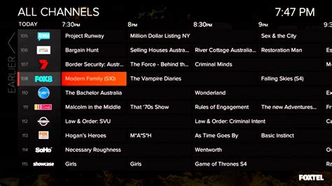 This Sydney TV Guide covers everything on today, tonight and this week across the free-to-air TV channels that are available to anyone via a broadcast antenna in Australia. Explore and discover your favourite free to air TV on channels 7, 9, 10, ABC and SBS. These networks also have their very own Catch Up TV streaming …