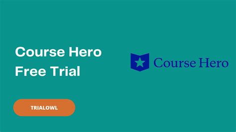 Feb 1, 2023 · Use the Free Trial. Course Hero offers a free trial if you aren't ready to pay for a subscription. You can access the entire platform's resources quickly by creating a free trial to see if it is ... . 