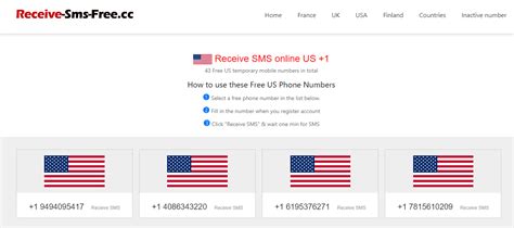 Free usa number for sms.  Registration is not required.  Instant virtual number activation a...