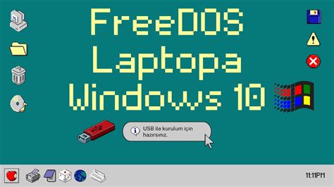 FreeDOS Laptopa Windows 10 Kurulumu YouTube.