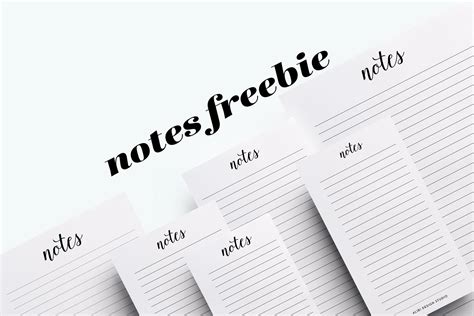 Freebie Free Mini Happy Planner Notes Inserts Alibi Design Studio