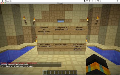 Freebuild Server Gamemode 1 Protection Minecraft Map