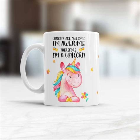 Freecycle: Pair of Unicorn Themed Mugs