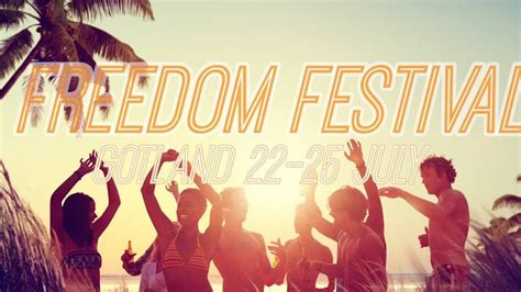 Freedom Fest Biljetter Visby Musik Billetto — Sweden