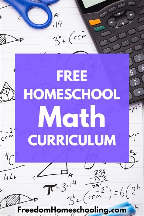 Freedom Homeschooling - Free Homeschool Math Curriculum