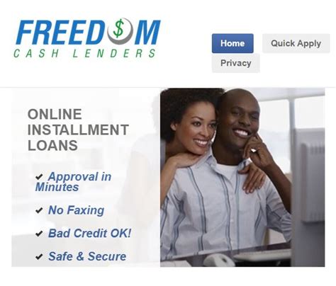 Freedom cash lenders website
