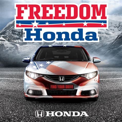 Freedom honda. One-Pay Lease. One-Pay Leasing offers all the flexibility and protection of Honda Leadership Leasing® with the simplicity of a single financial transaction. In addition to the convenience of simplified finances, you can receive a discount off your qualifying rate. - $500 Excessive Wear and Use or Damage Waiver (loyal customers * may qualify ... 