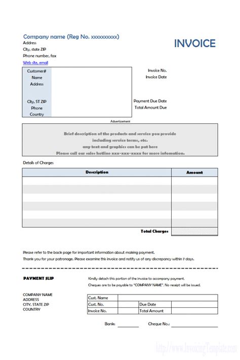 Freelance Web Developer Invoice Template Cards Design Templates