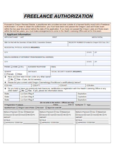 Freelancer Form Updated