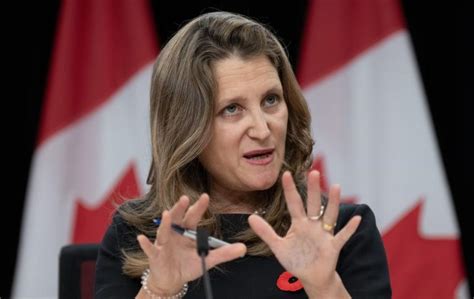 Freeland to present fall fiscal update Tuesday as cost-of-living dominates politics