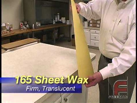 Freeman Sheet wax - YouTube