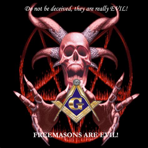 Freemason satan. Many Catholics view Freemasonry as a dangerous — even Satanic — conspiracy founded to destroy the Faith. On the other hand, the Craft likes to present itself as "an ancient Order dedicated to the Brotherhood of Man and the Fatherhood of God." Some of the "Brethren" may take that description seriously, depending on which room of the Masonic ... 